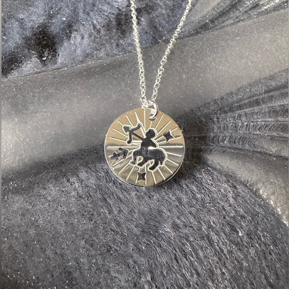 Sterling Silver Sagittarius Necklace - Picture 5 of 7